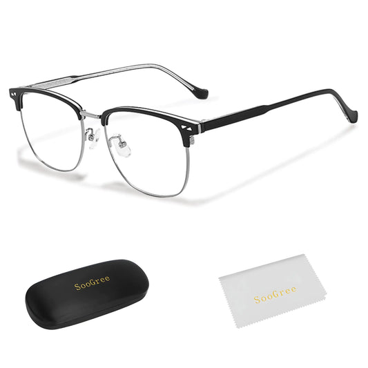 SooGree Blue Light Blocking Browline Glasses